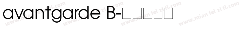 avantgarde B字体转换